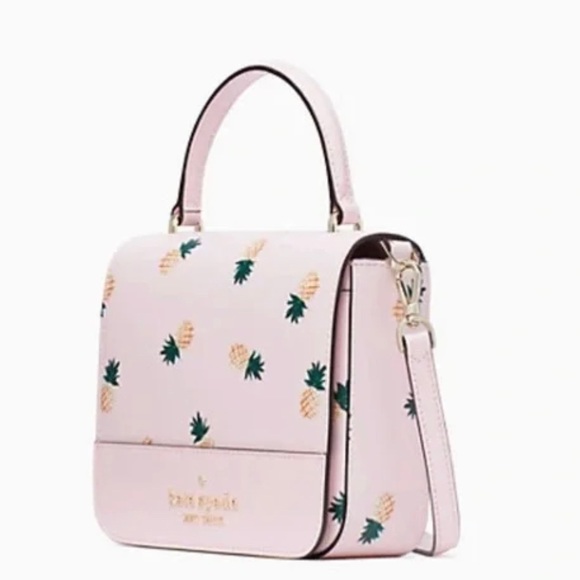 kate spade Handbags - Kate Spade Staci Square Pineapple Crossbody NWT